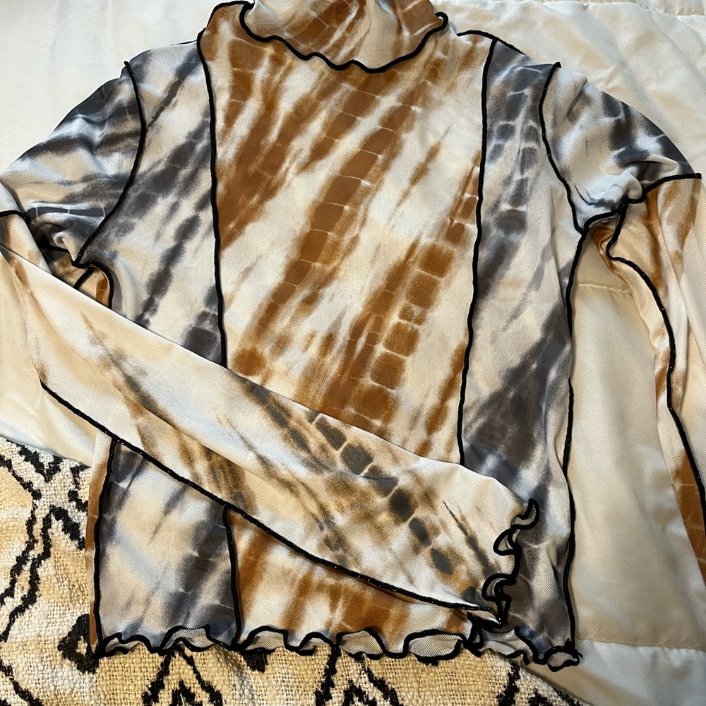 Stylish Women's Tie-Dye Top